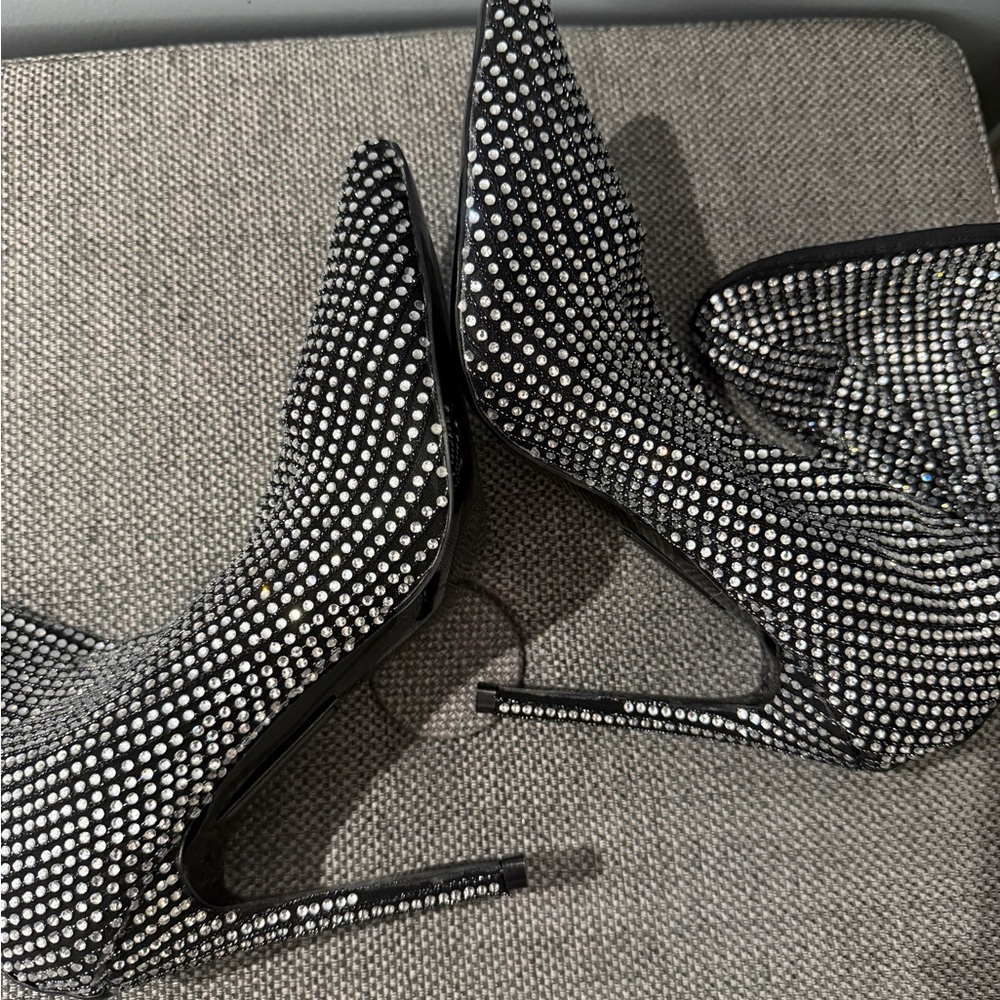 Azalea Wang Rhinestone Booties - Picture 6 of 7